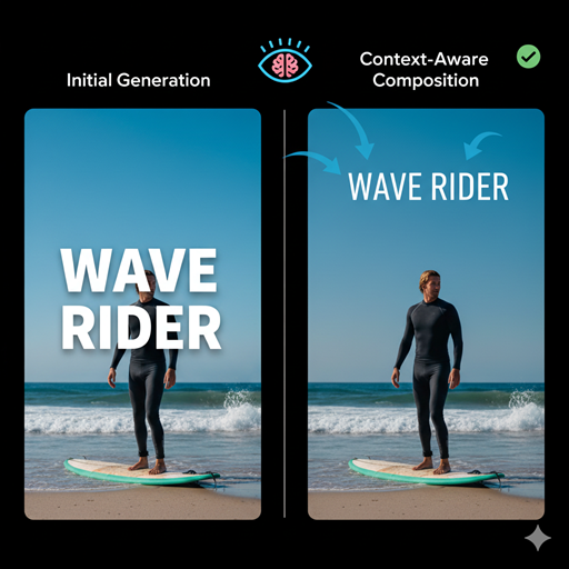 AI analyzing composition