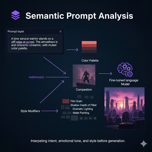 AI analyzing concepts